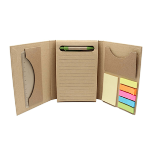 GIH1001 TRI-FOLD 5 IN 1 ECO NOTEPAD